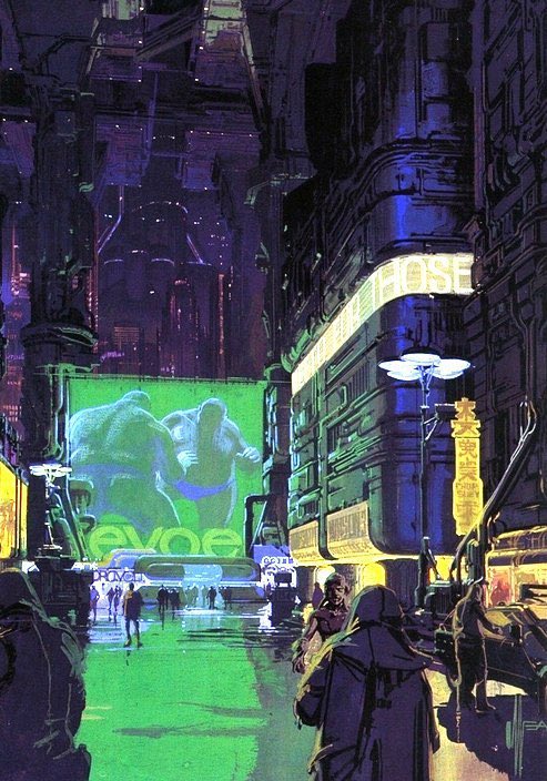 SciFiArchives's tweet photo. Cities of the future, illustrated by Syd Mead (1933-2019) https://t.co/FSBZVxcJQw