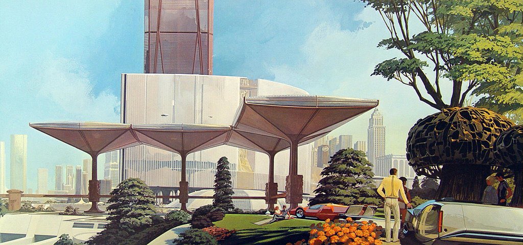 SciFiArchives's tweet photo. Cities of the future, illustrated by Syd Mead (1933-2019) https://t.co/FSBZVxcJQw