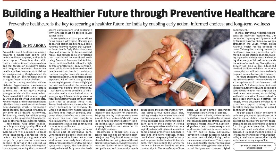 PremNArora's tweet photo. An estimated 89.8 million adults aged 20–79 in India are living with diabetes today, with millions more facing preventable lifestyle-related health risks. 

In my recent article with @TheDailyPioneer, I shared how this underscores the need to place preventive healthcare at the centre of our approach. Early screenings, timely awareness, and consistent lifestyle choices can significantly improve long-term outcomes.

By identifying risks early, prevention supports a better quality of life and reduces the burden of advanced disease.

#healthcare #regularscreening #preventivehealthcare