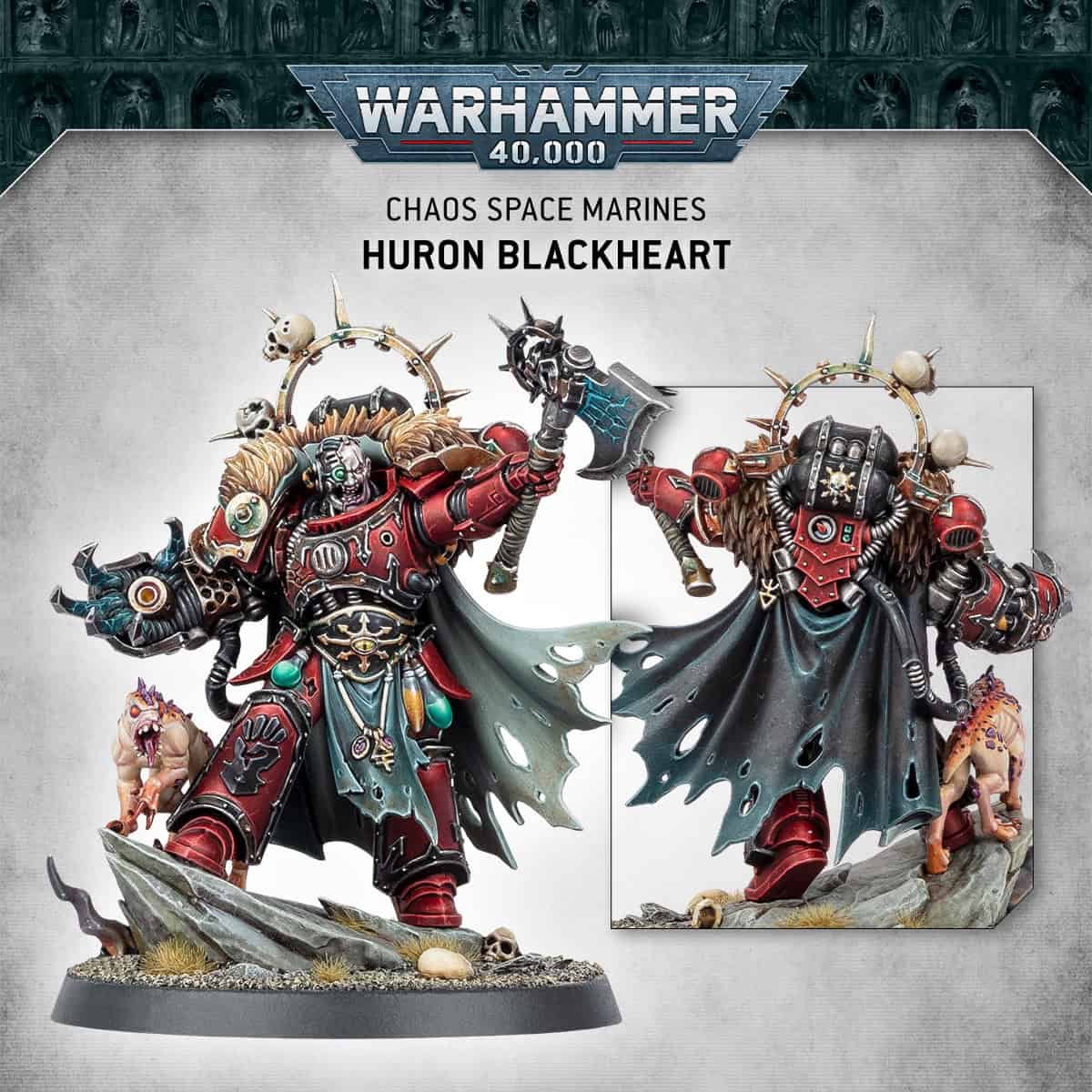 There’s something missing from the new 40K models. This is one example. On the surface, the details are crisp and everything looks fine, but the longer I look at it, the more it feels like an Abaddon conversion rather than a dedicated Huron model.