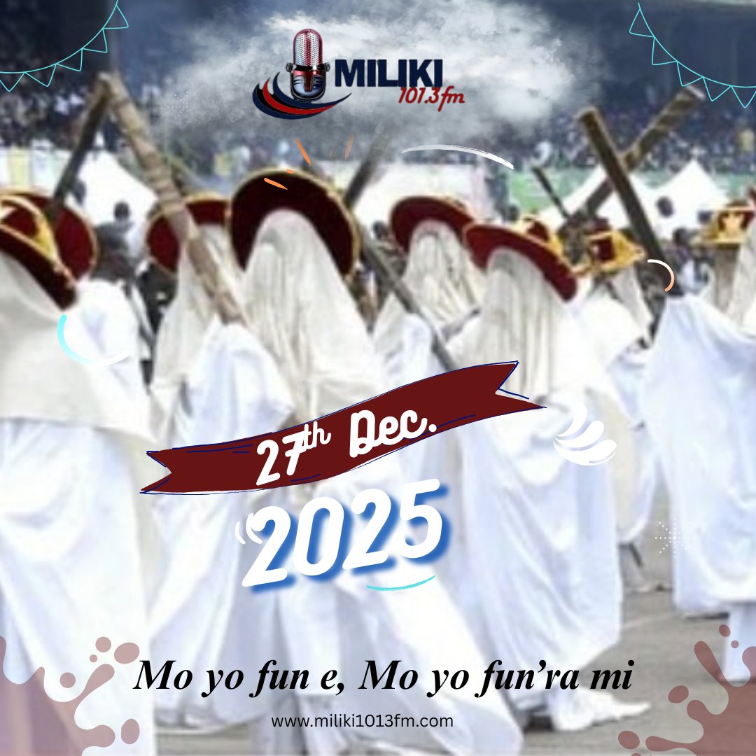 I'm loving every bit of this Eyo festival updates. 
Mo yo fun e , mo yo fun'ra mi!