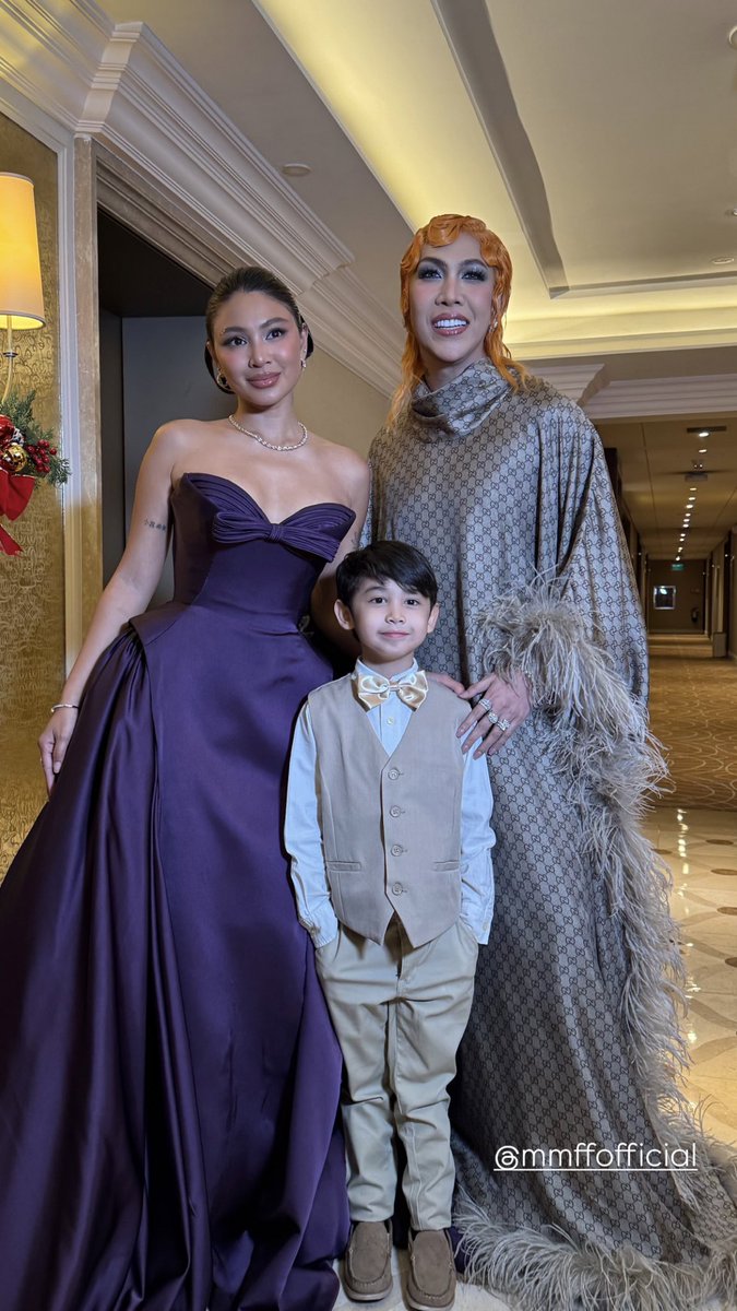 nadine lustre, vice ganda and lucas andalio at mmff gabi ng parangal 💕