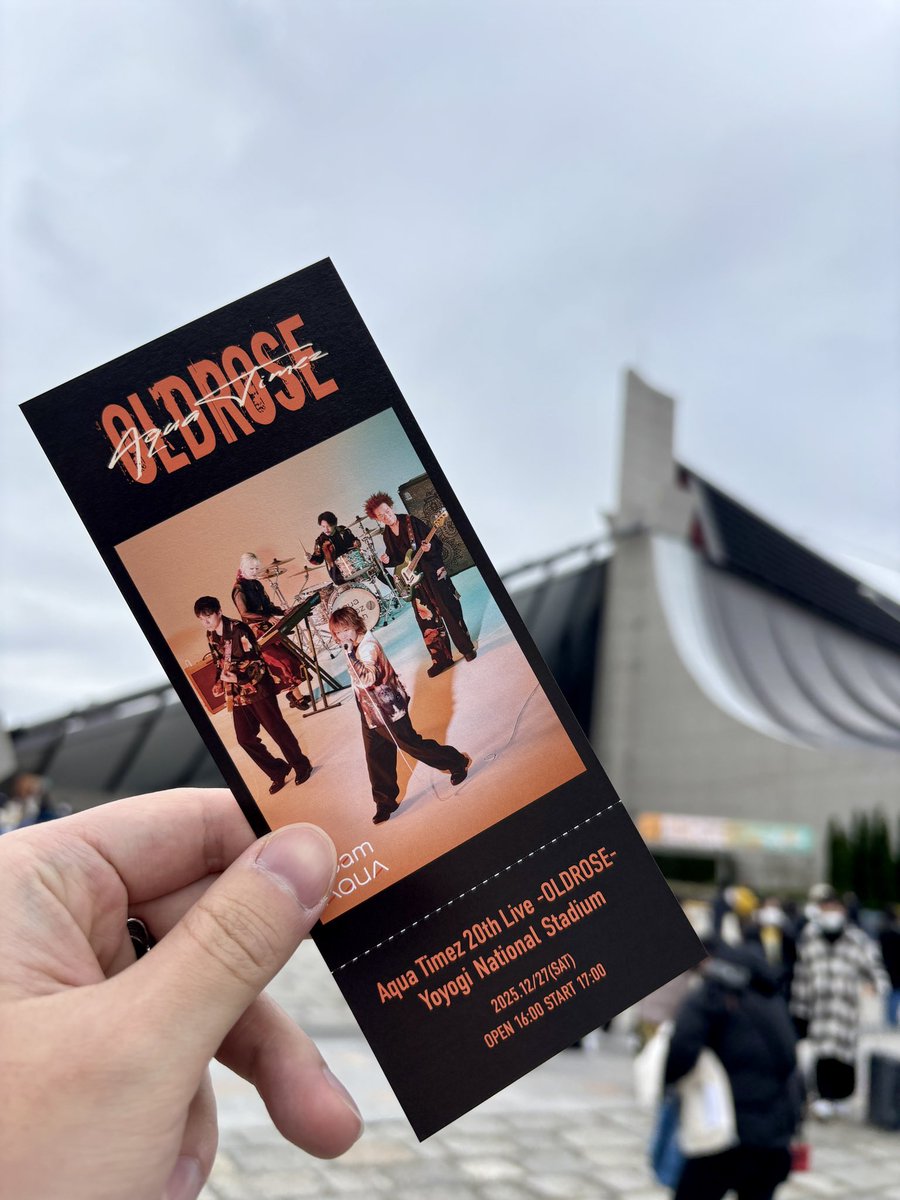 最高の今を体感した。ありがとうAqua Timez、いつかまた！
 #AquaTimez
#OLDROSE