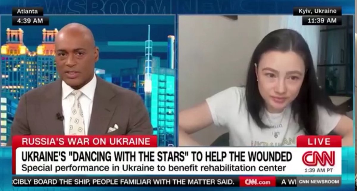 Just wrapped a live interview with CNN, talking about my performance at a charity Christmas special raising funds for the evacuation of Ukrainian defenders

It airs tomorrow on 1+1 Ukraine 8PM Kyiv time btw!❤️