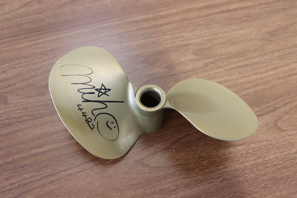 西橋奈未　4961 サイン入り金属製プロペラ サンスポ様 西橋奈未さんのプロペラ希望です🙏 宜しくお願いします🙇