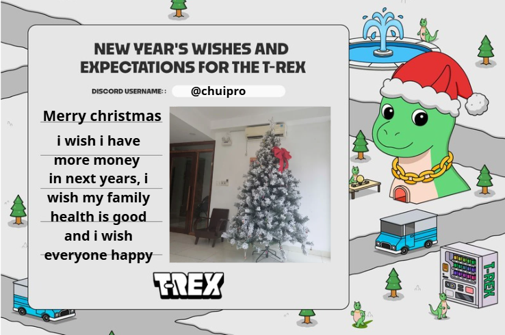 VoVan75698's tweet photo. Merry christmas.
#REXmas, @Nolia160 @lehuuhuan06  ,@TREX_chain . https://t.co/Cd0ozuf2mS