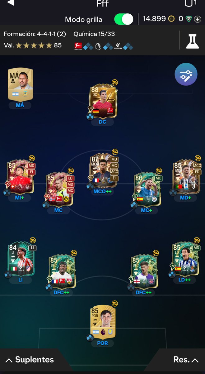 ShlangFM's tweet photo. @JuniorSintress Hey Junior , dije que no iba a comprar este fc pero me lo regaló mi novia ayer jdjd. Que recomiendas para empezar? Hice mejoras diarias y las +82 y +85  pero ya no me queda ni una 83 https://t.co/44q71v7ePA