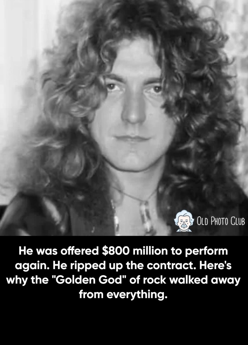 CarolynWRockey's tweet photo. On July 26, 1977, Robert Plant was the most celebrated rock vocalist on Earth.
Led Zeppelin had just sold-out stadiums across America. The machine was unstoppable — millions of dollars, infinite momentum, a mythology that painted him as a "golden god" of rock and roll.
Then his wife called from England.
The first call said their five-year-old son Karac had a stomach virus. Nothing unusual.
The second call came hours later.
Karac was dead.
Robert Plant — the voice that defined a generation, the man who seemed untouchable — collapsed in a New Orleans hotel room, half a world away from where his child had taken his last breath. There was no warning. No goodbye. Just a sudden infection that killed a healthy little boy in hours while his father sang for strangers.
The tour was canceled immediately. Plant flew home to bury his son.
And when he arrived, only one of his three bandmates showed up.
John Bonham came. Bonham's wife Pat came. They stood with Plant's family through the unbearable.
Jimmy Page and John Paul Jones did not come.
Page later said they wanted to "give the man some space." But Plant didn't want space. He wanted his friends.
Years later, Plant would say: "Maybe they don't have as much respect for me as I do for them. Maybe they're not the friends I thought they were."
Something fundamental broke that day.
Plant retreated home with his wife Maureen and daughter Carmen. He stopped the drugs, the alcohol, the persona — all of it, on the same day. He told Rolling Stone simply: "I lost my boy. I didn't want to be in Led Zeppelin. I wanted to be with my family."
He applied for a job at a teaching college in Sussex. The man who sang "Whole Lotta Love" to millions wanted to teach children in a quiet English countryside school. He questioned everything: the fame, the money, the meaning of a life spent on stages while his family grew up without him.
But John Bonham convinced him to return — not with arguments about duty or money, but with friendship.
Bonham would pick Plant up in his six-door Mercedes, wearing a chauffeur's hat as a joke, and they'd go out drinking together. When police pulled them over, Bonham would wave from the driver's seat and the cops would laugh: "There's another poor guy working for the rich!"
Plant called it "the absolute darkest time of my life." And through it all, Bonham was there.
So, Plant returned — for one more album. Led Zeppelin released In Through the Out Door in 1979. Plant wrote "All My Love" about Karac, a song that became both tribute and testimony to everything he'd lost.
Then, on September 25, 1980, the world collapsed again.
John Bonham — Plant's closest friend in the band, the man who sat with him through his darkest grief — was found dead at Jimmy Page's house after consuming roughly 40 shots of vodka. He had choked in his sleep. He was 32 years old.
On the day he died, Bonham had told Plant: "I've had it with playing drums. Everybody plays better than me."
Two months later, Led Zeppelin released a statement: "The loss of our dear friend, and the deep respect we have for his family, have led us to decide that we could not continue as we were."
No farewell tour. No final album. No goodbye spectacle.
The most profitable band in rock history simply stopped.
For decades afterward, the offers came. Reunion tours worth hundreds of millions of dollars. Record-breaking paydays. Every offer bigger than the last.
Plant said no to all of them.
Fans called him selfish. The industry kept waiting for him to crack — to need the money, to miss the glory enough to resurrect the machine.
He never did.
Instead, Plant did something radical: he dismantled the voice that made him famous. He lowered his range. Abandoned the scream. Explored folk, bluegrass, African rhythms. He collaborated with Alison Krauss on Raising Sand — an album of quiet, intimate songs that won five Grammy Awards, including Album of the Year.
Critics called it decline. Plant called it survival.
"I couldn't be that man anymore," he explained. "He died with my son."
Today, Robert Plant is 77 years old. He still makes music. Still tours. Still creates.
But he's never been Led Zeppelin again.
And he never will be.
In a recent interview, he said quietly: "Every now and again Karac turns up in songs, for no other reason than I miss him a lot."
That's the real Robert Plant.
Not the golden god frozen in 1973.
The father who buried his five-year-old son, lost his best friend three years later, and chose to protect what was left of himself rather than feed it to a machine that would never stop wanting more.
In an industry built on endless resurrection, on squeezing every dollar from nostalgia, on never letting the past rest — Robert Plant's quiet, permanent refusal remains the most radical thing he ever did.
Not the screams. Not the stadiums. Not the mythology.
The refusal.
#LedZeppelin #RobertPlant
~Old Photo Club
