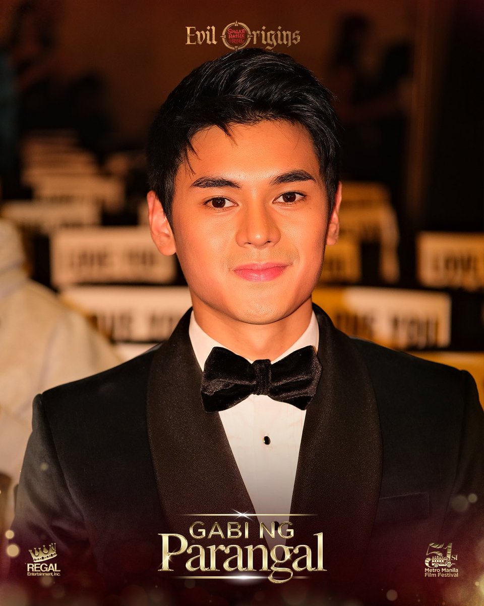 RegalFilms's tweet image. Happening now ✨

The Shake, Rattle &amp;amp; Roll: Evil Origins cast, directors, producers, and production team at the MMFF Gabi ng Parangal
📍 Dusit Thani Hotel, Makati

Celebrating Filipino cinema tonight.

#SRREvilOrigins #MMFFGabiNgParangal