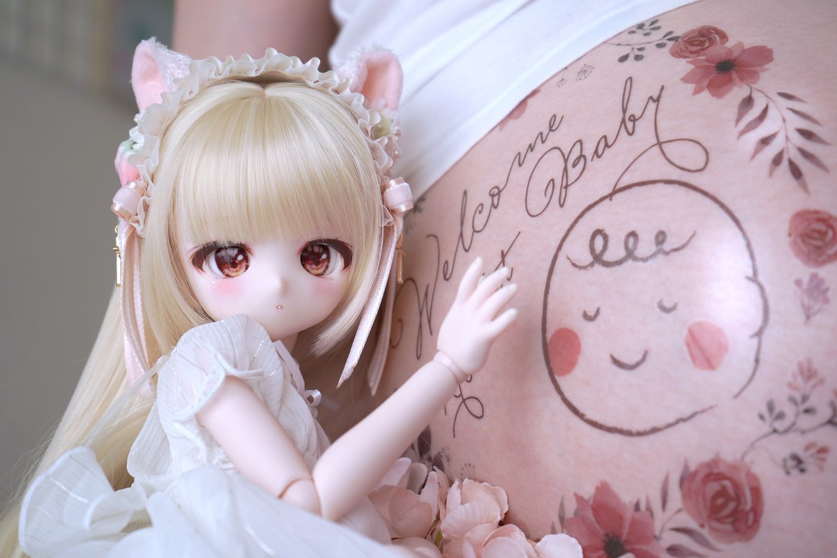 おうちでマタニティフォト撮った！
せっかくなのでうちの子ともパシャリ📷✨
腹でっか🤣🤣