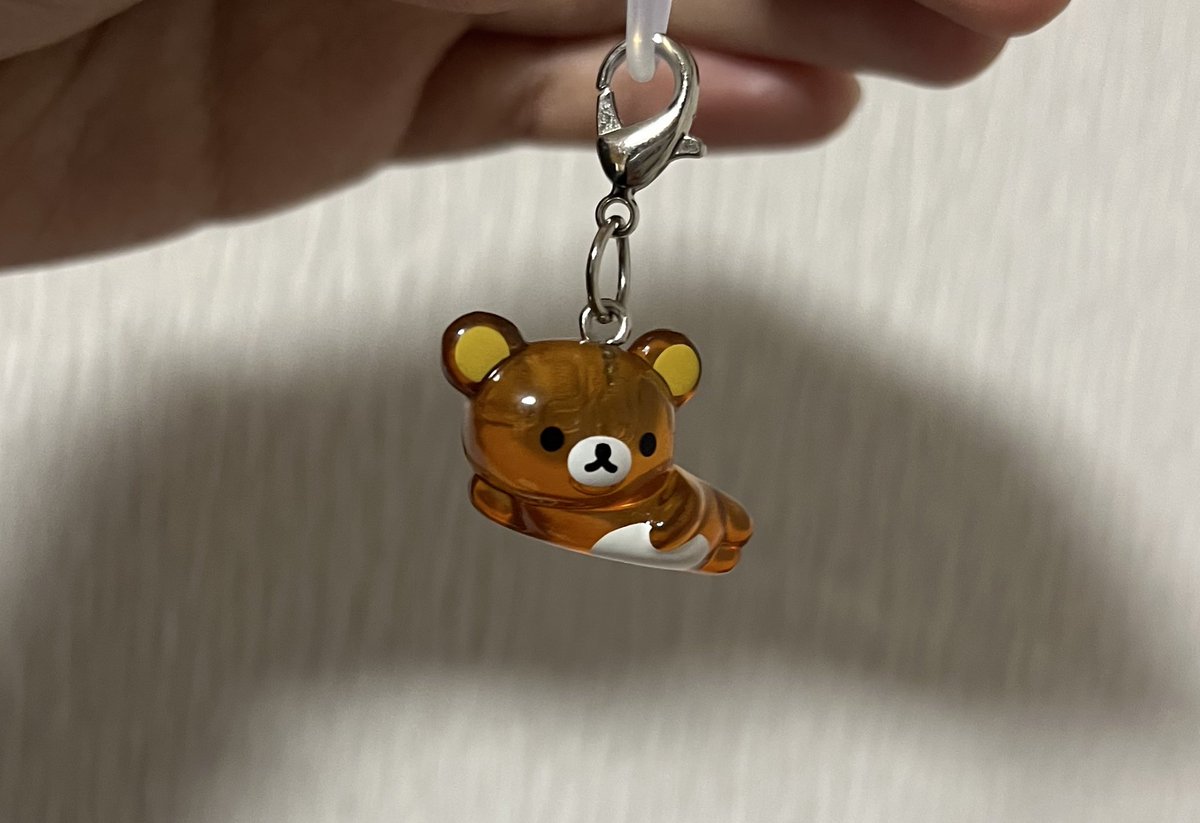 サンエックスのめじるしアクセサリー回せた！リラックマ可愛すぎる