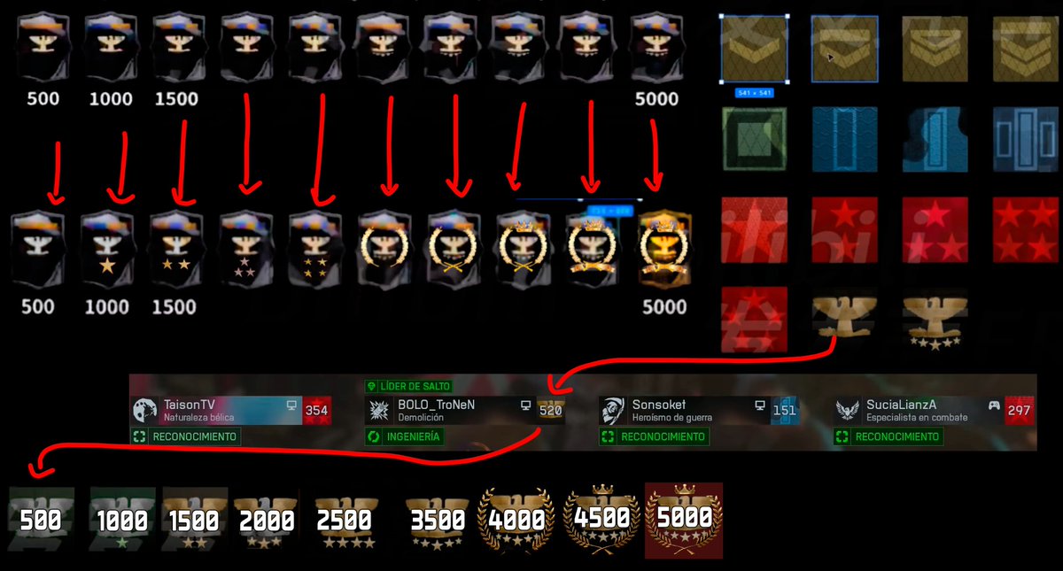 Dia 90 Pidiendo mejores y mas bonitos rangos en #Battlefield6

Es inaceptable que un total de 4500 de los rangos sean exactamente identicos e imperceptibles los cambios in-game