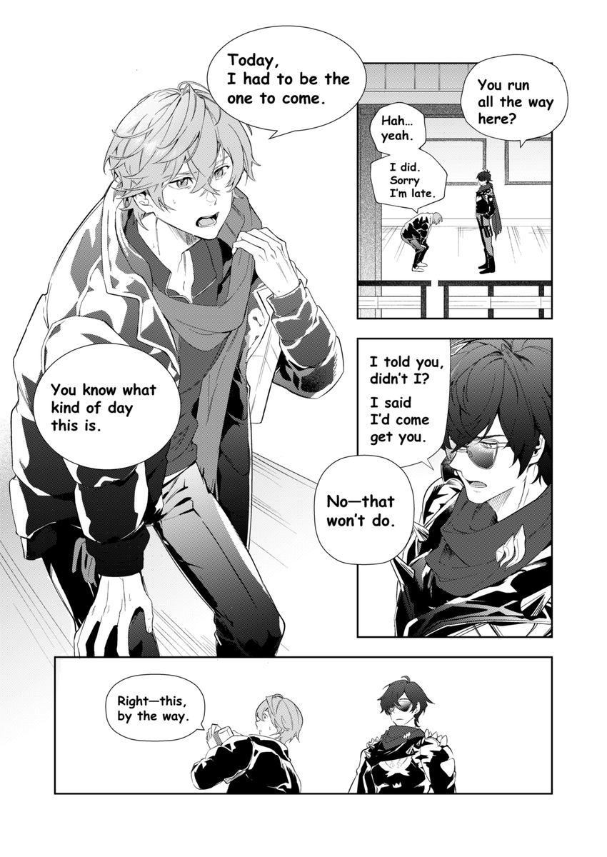 🔦BD「One Year」Ligetrwise comic ENG ver.🔦🧡#lighterwise　（1/2)