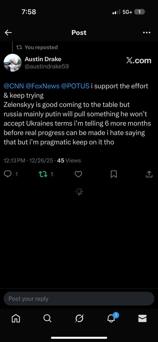 austindrake59's tweet image. @CNN @FoxNews told yall #Russia /#Putin would continue to strike #Ukraine  over #Christmas holiday #ToldYou

&amp;amp; that i applaud that effort &amp;amp; to keep at it but real progress between #Zelenskyy &amp;amp; the negotiations will take at least 6 months before real progress can be made
