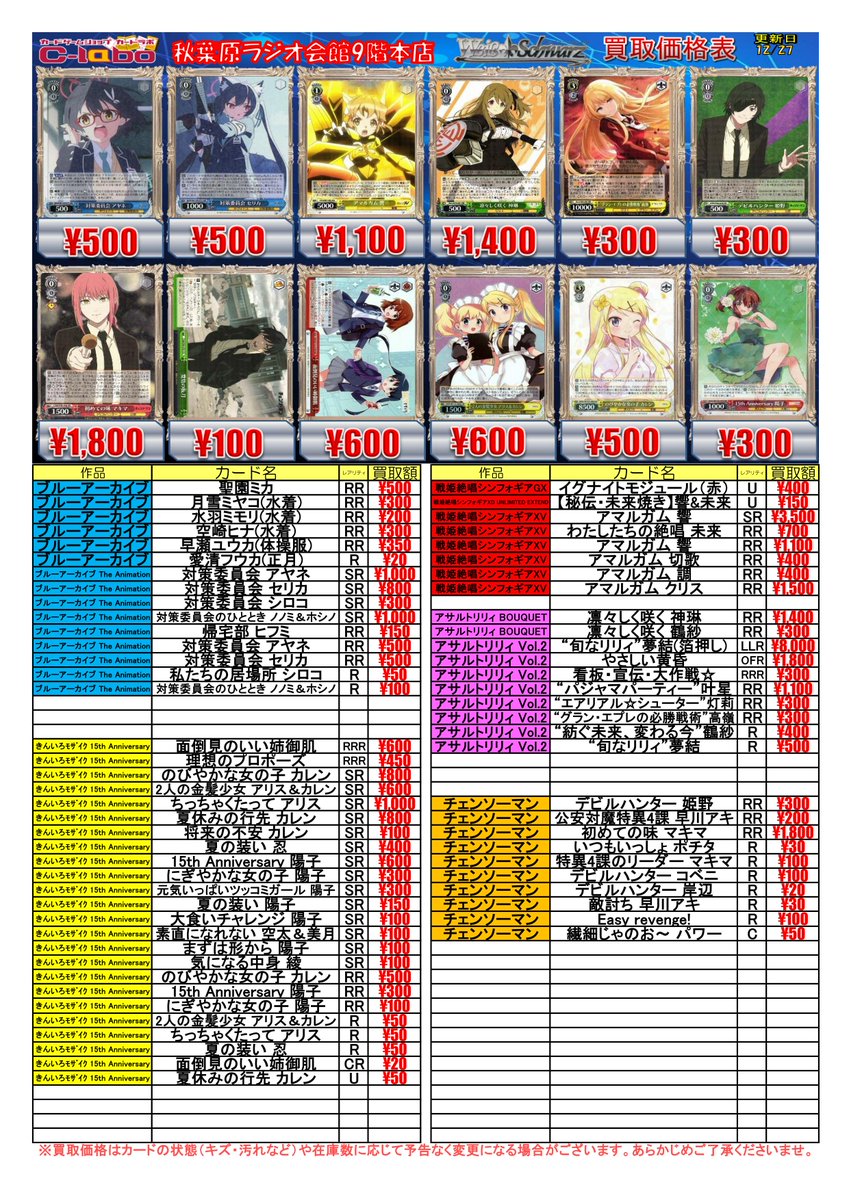 ◇ #ヴァイスシュヴァルツ 買取情報◇ 人間との対峙 十香 TD 600 水着