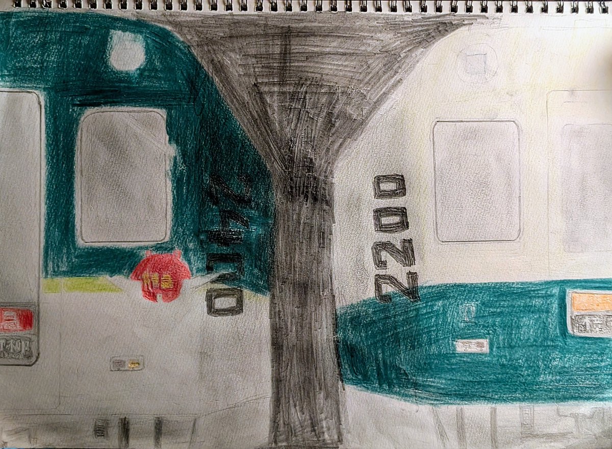 anchksyo_sanden's tweet photo. 終夜運転の見せ場
#2216F #2400系 https://t.co/x6X46VWAua