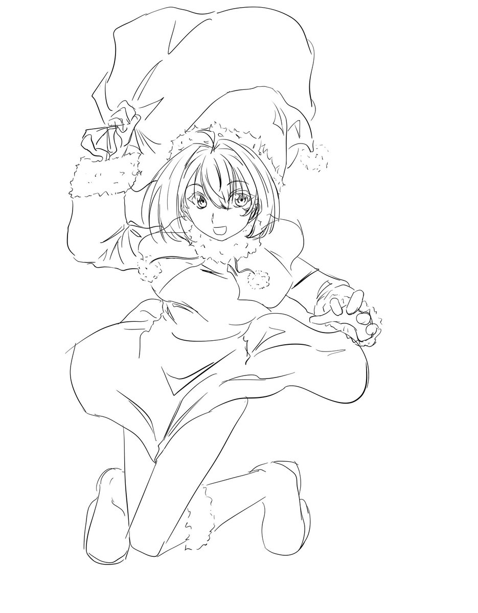 クリスマスにこういったイラストを上げる予定しておりました(>_<)

#イラスト
#落書き
#クリスマスイラスト