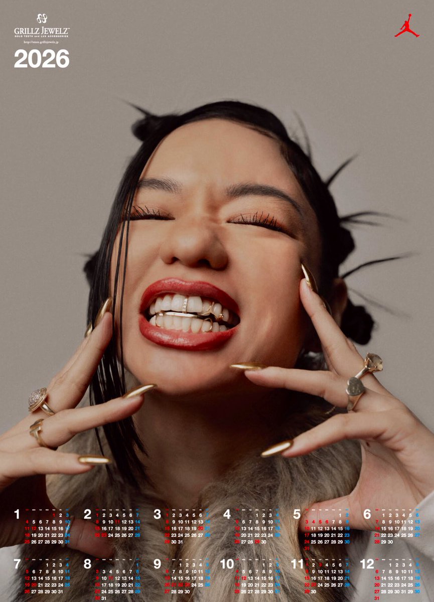コラボカレンダー配布 』 GRILLZ JEWELZ × Awich × Nike Jordan