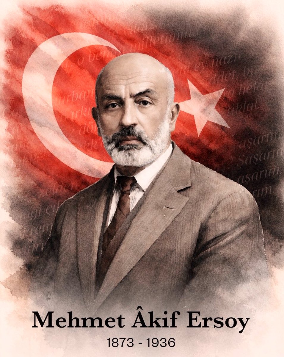 Her dizesinde inanç, iman ve cesaret  barındıran İstiklâl Marşı’mızın şairi, dava adamı Mehmet Akif Ersoy’u, vefatının 89. yıl dönümünde saygı, rahmet ve minnetle yâd ediyorum.

#MehmetAkifErsoy 
#İstiklalŞairimiz