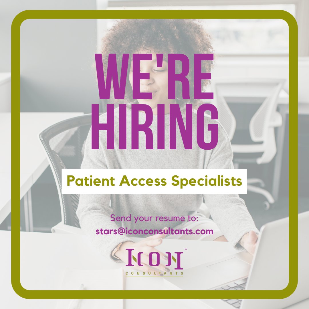 We are hiring US-based Patient Access Specialists:
 
▪️Experience in specialty pharmacy or customer service
▪️Strong and accurate data entry skills; high-volume experience preferred

Apply online at: hubs.la/Q03YC27g0
 
#hiring #jobsearch #patientaccessspecialist