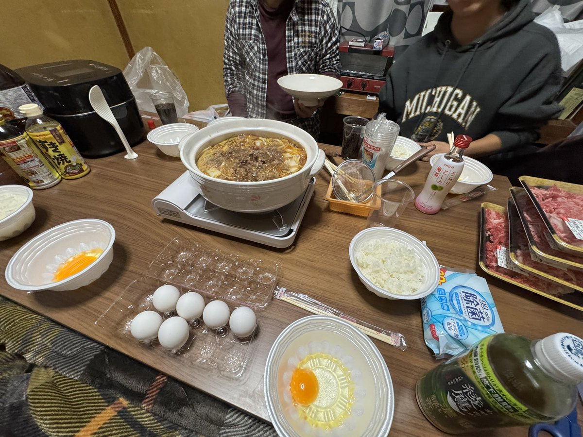 すき焼きパーティ すき焼きパーティー開催です