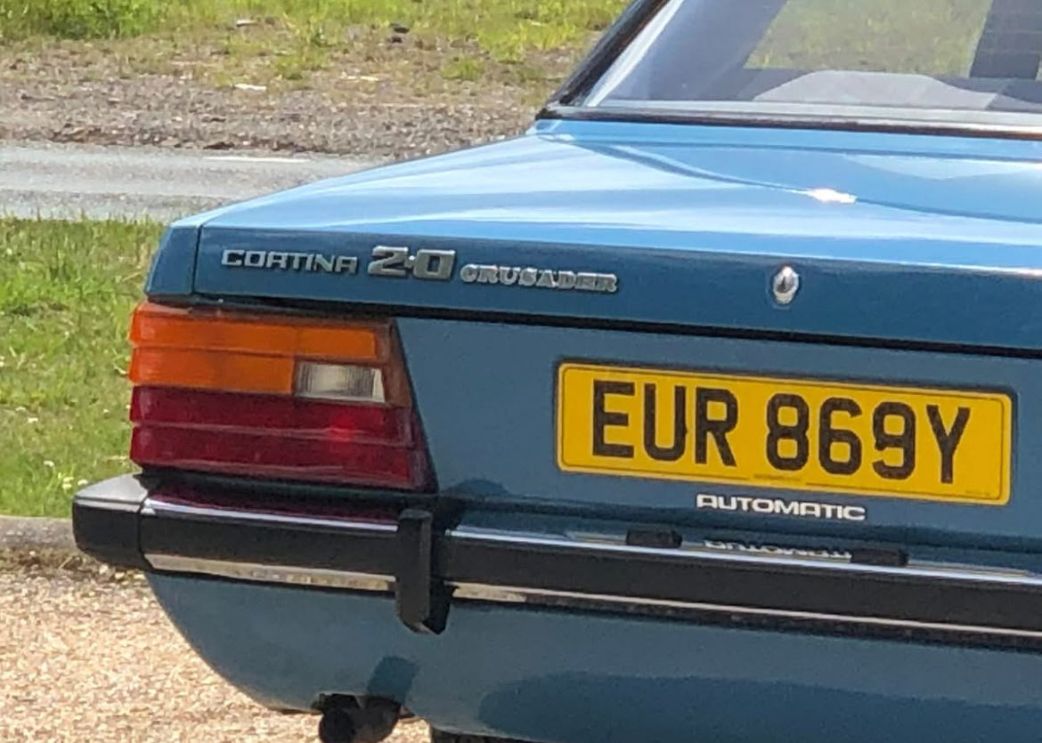 **Rare Road Cars**

🇬🇧 Ford Cortina 2.0 Crusader Automatic 
￼
￼Only 4 are left in the UK licensed or SORN 🤯

The Ford Cortina 2.0 Crusader Automatic was a well-equipped, final-run special edition (Mk5) from the early 1980s, featuring the reliable 2.0-litre Pinto engine,