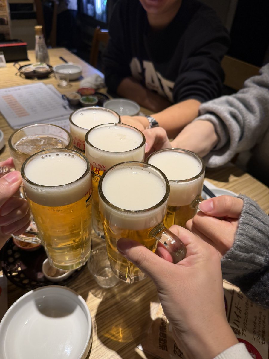 qni's tweet image. 高校の部活メンバーと最高の飲み会