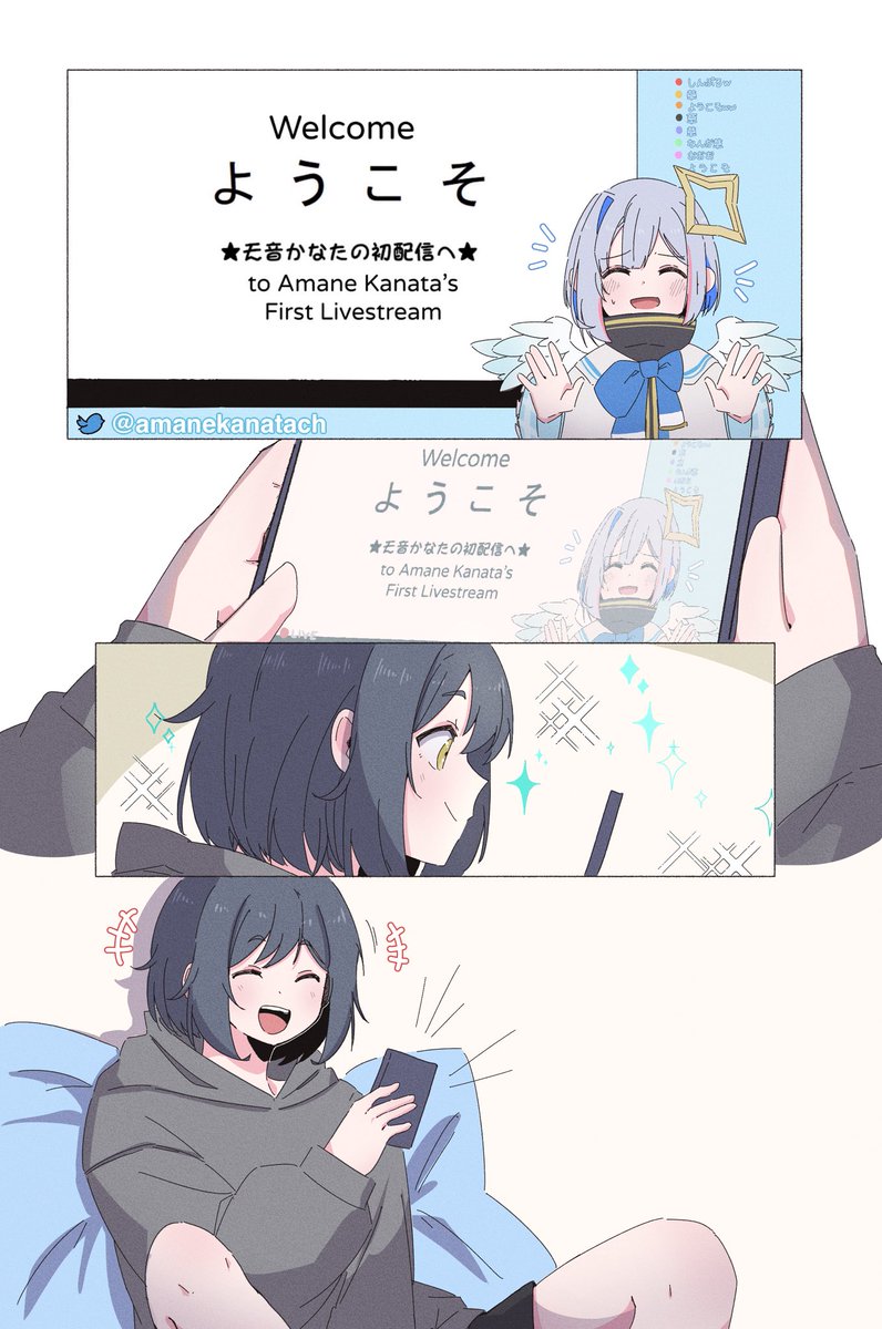 Meyshi29's tweet photo. 6 years ago        →           Now

I’ve always been heimin… and will be forever🩵
#天音かなた卒業ライブ #かなたーと https://t.co/LixbCLTofx