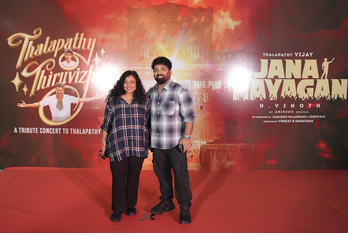 MasvSaravanan's tweet photo. @shobimaster &amp; #SekarMaster from Red Carpet from the #JanaNayaganAudioLaunch ♥️

#JanaNayagan
#JanaNayaganPongal
#JanaNayaganFromJan9 

#Thalapathy @actorvijay https://t.co/5zhJAVNqm4
