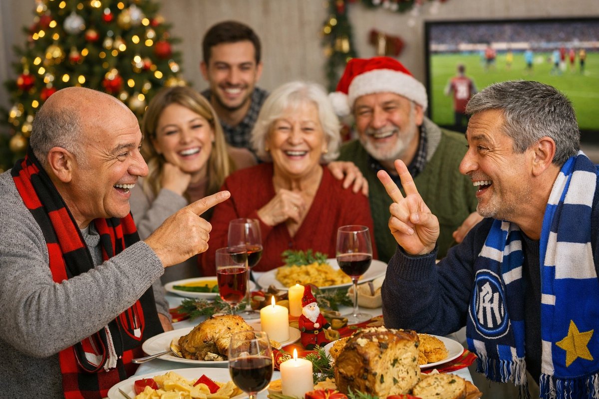 CalcioWeb's tweet image. Anche durante le feste, il calcio non si ferma! 🎉 Rallenta ma continua a vivere nei ricordi, nelle conversazioni familiari e nei rituali collettivi. È più di un gioco, è parte della nostra identità! ⚽️ #Calcio #Tradizioni

calcioweb.eu/news/perche-il…...