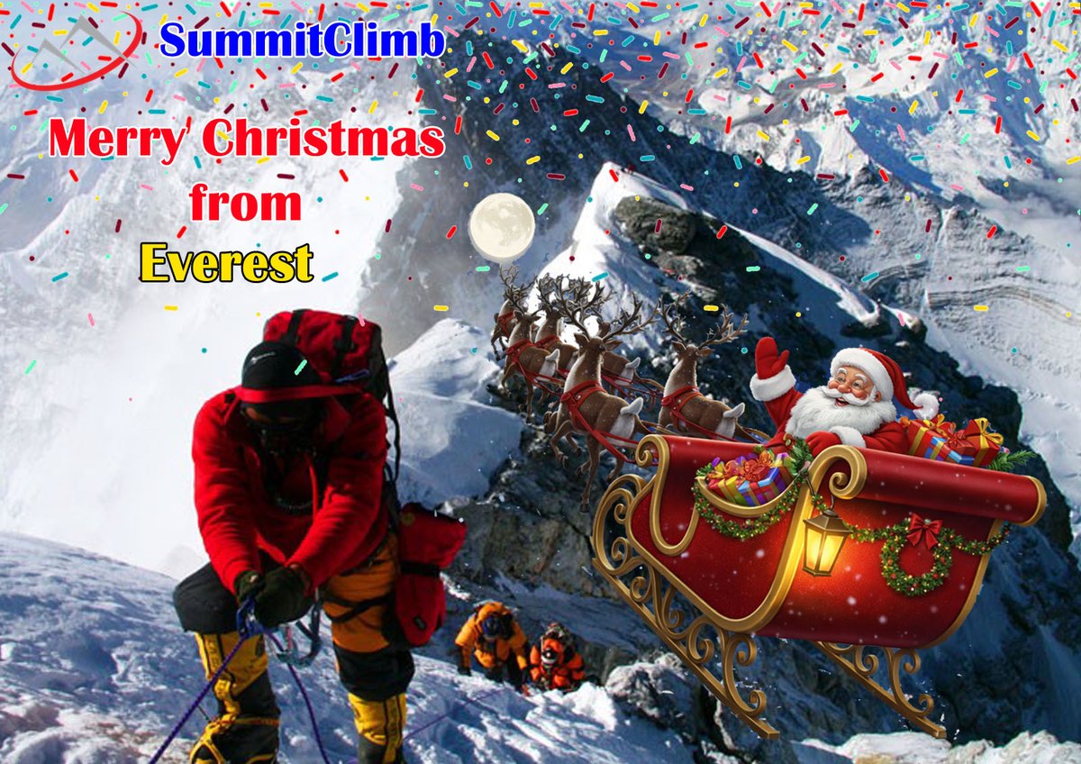 danielmazur's tweet photo. Merry Christmas from Everest
#MerryChristmas #ChristmasFromEverest #Himalayas #HighAltitudeChristmas #HimalayanChristmas #FromTheTop https://t.co/j8ZyS4SY2k