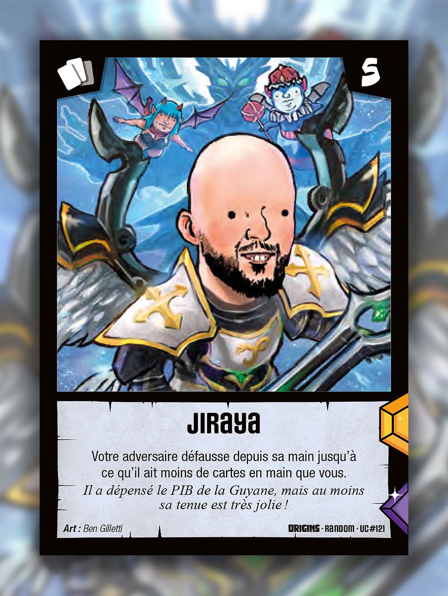 benilacrevette's tweet photo. Quelques guest de la saison Origins #wankul
@Potatozytb et @Grimkujow_ avant qu'il ai sa propre carte, @jiraya et @Feldup_official https://t.co/cifw2i440D
