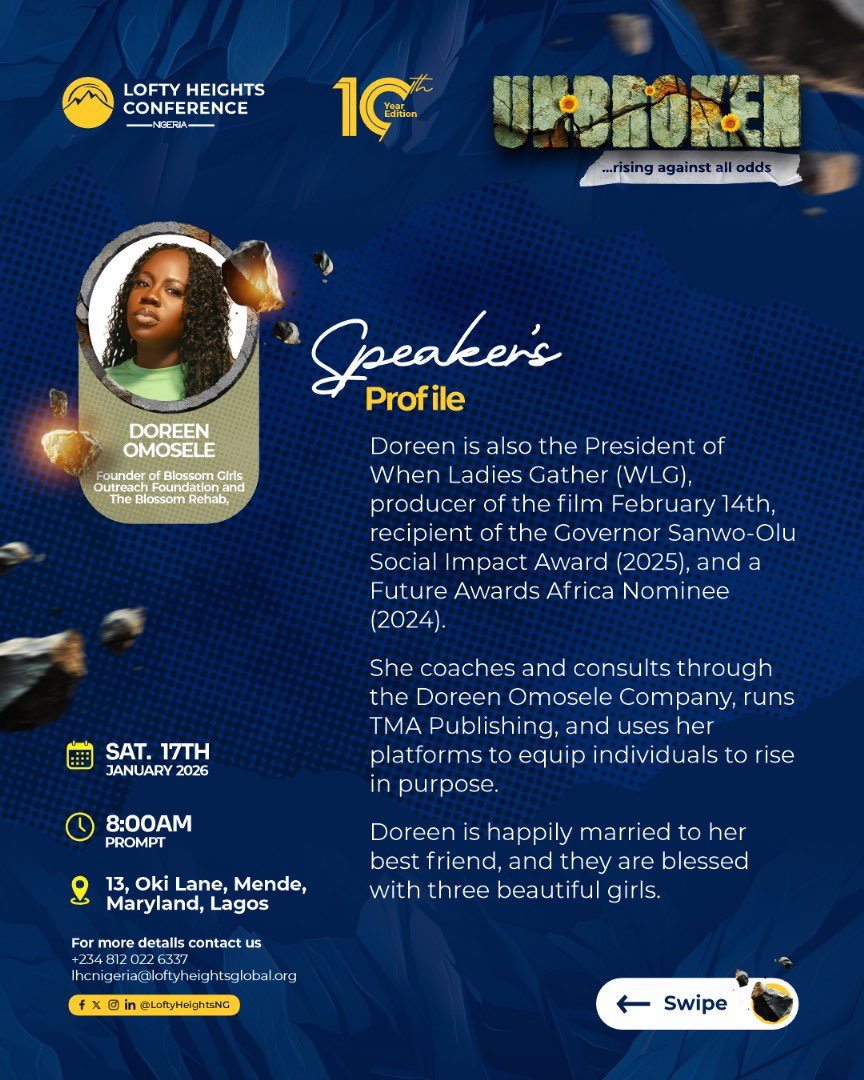 Lofty Heights Conference, Nigeria tweet media