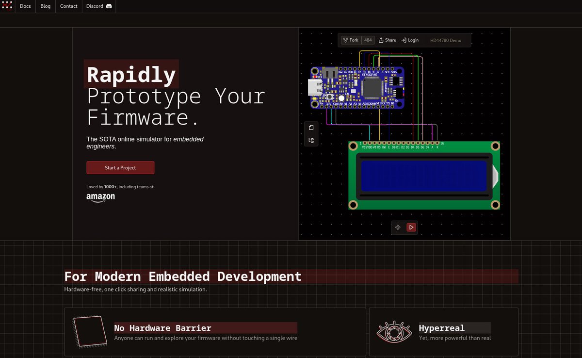 skiupace's tweet photo. للمهتمين بتعلم الـembedded systems ومترددين بخصوص شراء arduino ومتعلقاتها، لقيت موقع يحل هالمشكله، وهو simulator86 ويحاكي عمل arduino ويمديك تبرمجها وتبني أشياء رهيبه، وحاليًا يدعم البرمجه بلغة rust، ولكن دعم لغات مثل C++/C قادم قريبًا.

الرابط للمهتمين :
https://t.co/yoLf15IKyj https://t.co/EZsnJOVoHh