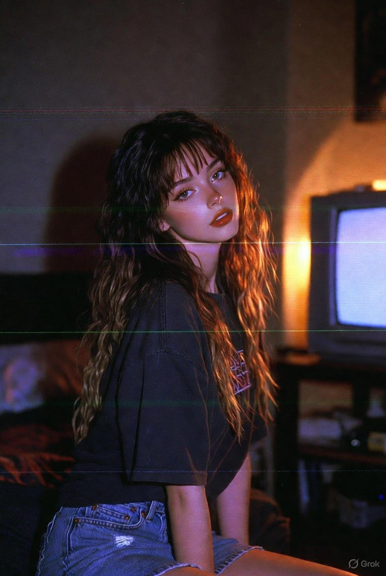 Nostalgic Nightscapes: A VHS Reverie