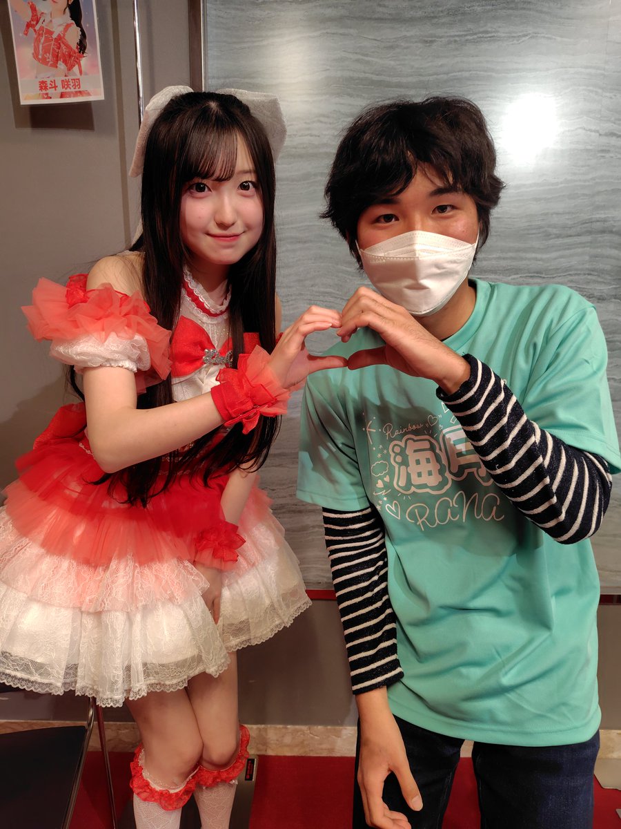 咲羽ちゃん、今年最後の特典会ありがとう😊また来年も会えることを