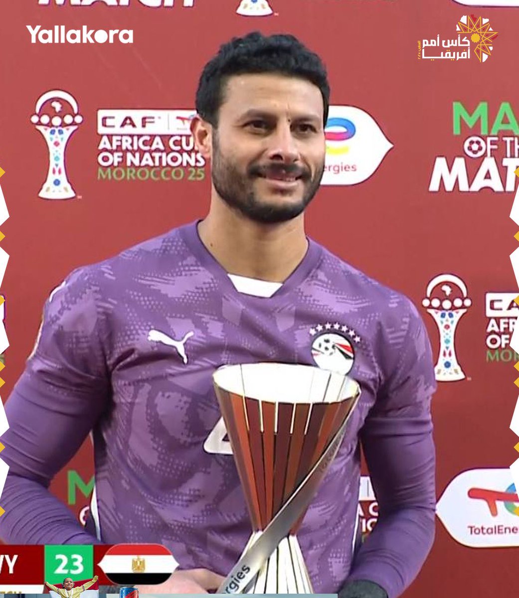 الحمد لله علي الصعود منتخب الساجدين إستحقها وعن جدارة كلهم كانوا رجالة وعند منتخب مصر بننسي الألوان وكلنا بنكون ورا العلم وبس 👌🏻🇪🇬 
ومن مكاسب المباراة وبالرغم من كم الإنتقادات الكتيرة محمد الشناوي بيفوز بجائزة رجل المباراة 👏🏻💪🏻
وبإذن الله البطولة تنور مصر الحبيبة 🙏🏻💪🏻🇪🇬🇪🇬🇪🇬🇪🇬🇪🇬