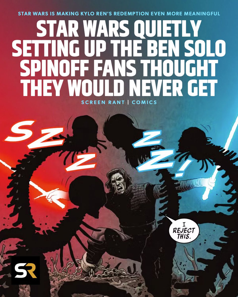 screenrant's tweet image. While #StarWars fans are reeling from Disney's rejection of #TheHuntForBenSolo, Ben's spin-off and greater redemption are still being set up in new comics. 📚

Read more here: screenrant.com/star-wars-ben-…