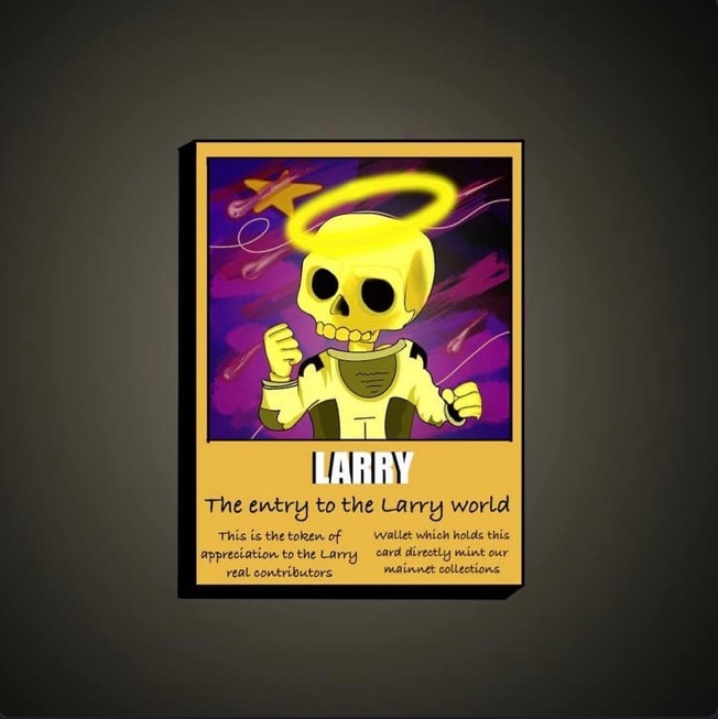 I got my <a href="/larrynfts/">L.A.R.R.Y.</a> card yay yay 🥳

Show me yours! 💛

P.S. thank you very much to my bestie, ILY to the moon~