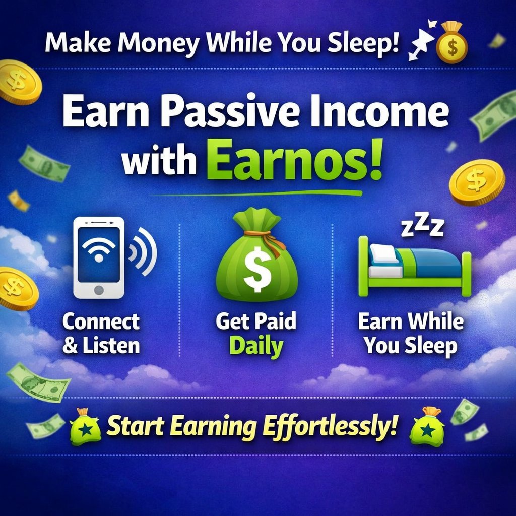 Hi_Spyeye's tweet photo. Your internet is working harder than you are 💸
Turn idle bandwidth into daily rewards with @earnos_io 
No trading. No stress. Just passive income 🚀
#EarnOS #PassiveIncome #Web3 #CryptoEarning #Airdrop #DePIN #EarnWhileYouSlee https://t.co/6J3HGE1wTJ