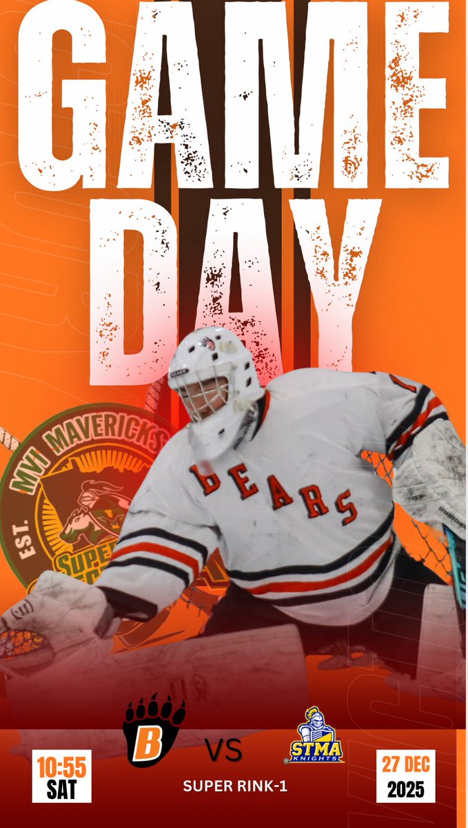Game Day, the boys head back to the <a href="/getyourwaggleon/">Waggle</a> rink. Win and in scenario vs @STMABAA  LETS GOOOO !!! #GoBears 
<a href="/YouthHockeyHub/">YHH</a> <a href="/WBLYouthHockey/">White Bear Lake Youth Hockey</a> <a href="/WBLHS_Hockey/">WHITE BEAR LAKE HOCKEY</a> <a href="/MNHockeyLife/">Minnesota Hockey Life</a> <a href="/MYHockeyRanking/">MYHockey Rankings</a> <a href="/FollowThePuck/">FollowThePuck 👻</a> #EffortsFree #OneChain #Family 🐻‍❄️