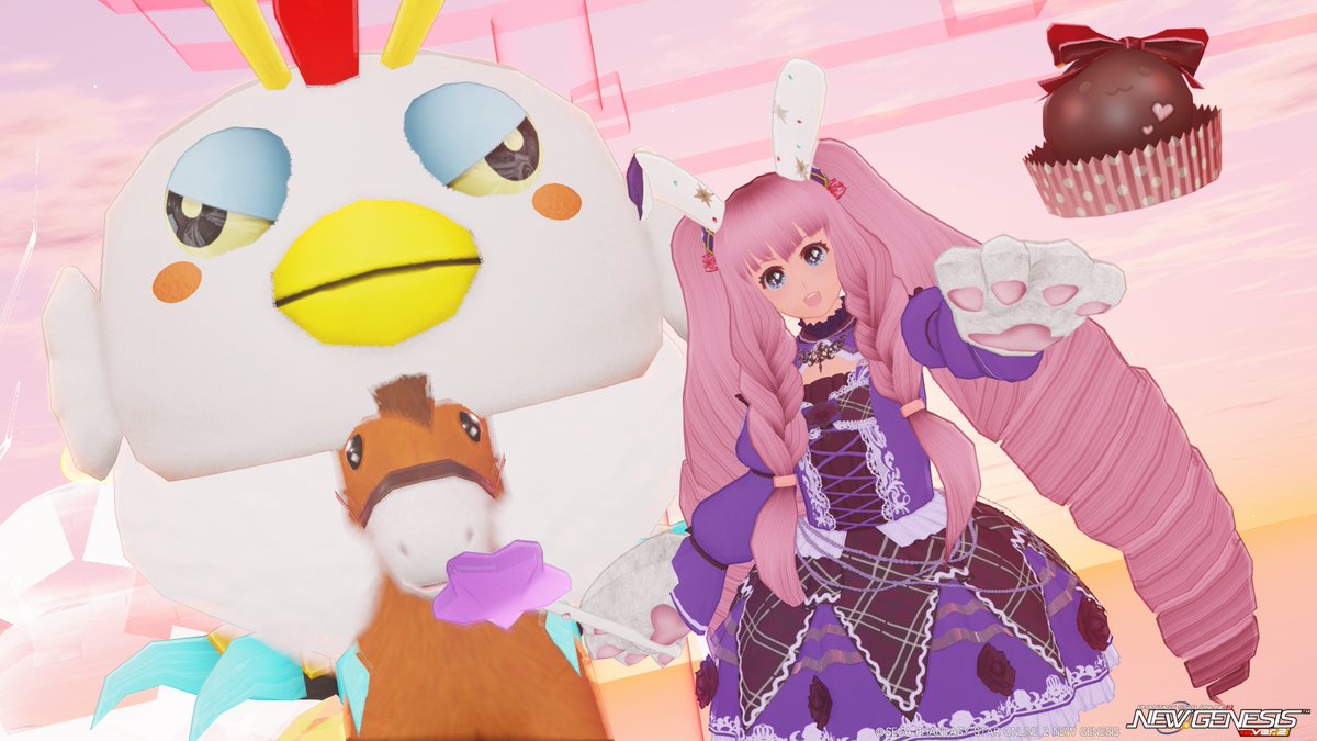 hosino_melissa's tweet image. 今回のPSO2は、星野ローラちゃんで！ｗ

野良で一回、期間限定クエストのハッピーサンライズ！をプレイして記念撮影をしたあと

ライトさんがログインしたので、もう一度プレイしてきました！ｗ

そして、いっしょに記念撮影も！ｗ

#星野メリッサの思い出のアルバム #PSO2NGS_SS #PSO2_SS