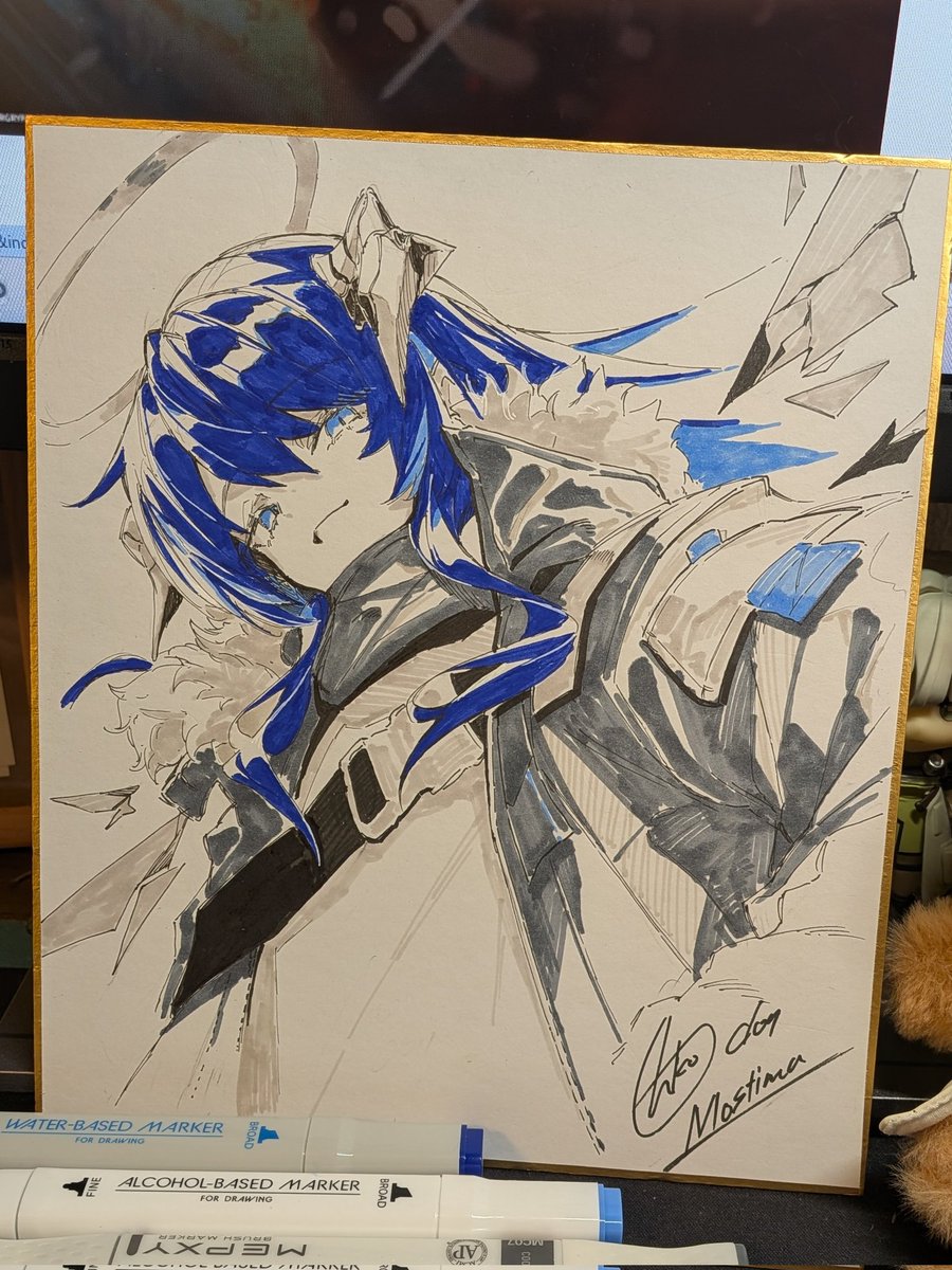 追加の色紙3枚目
モスティマ(お題)