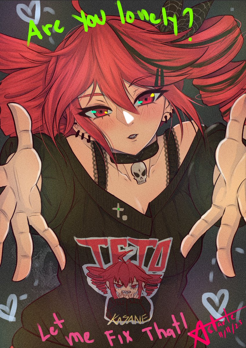 StarShrim's tweet image. I love Drawing Punk Rock Teto hahah