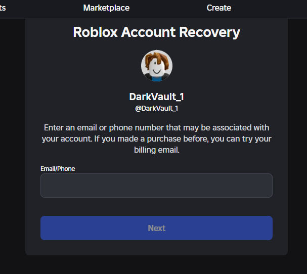 is there a way to get the acc back if it doesnt have an email