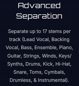 StemulatorApp's tweet image. 🔥🎶 💚 #stemseparation #audiotools #vocalremover #drumseparater #music