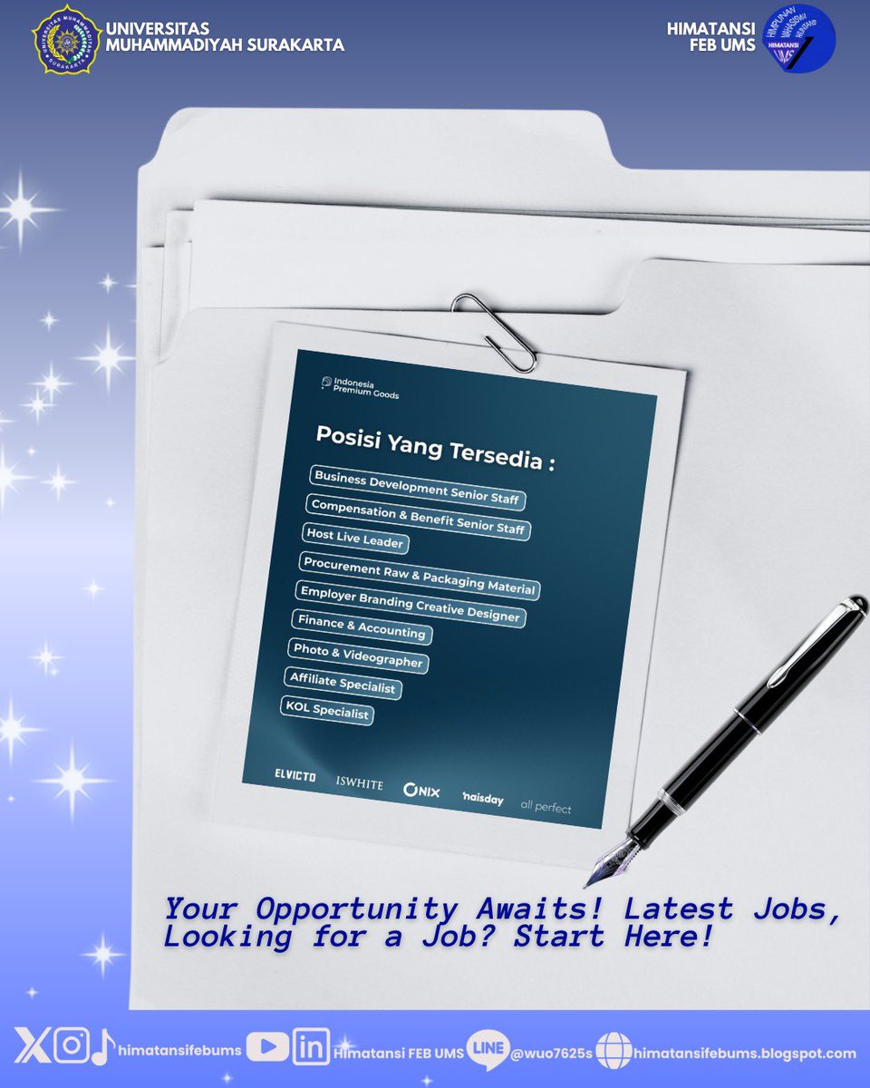 himatansiFEBUMS's tweet image. #HIMATANSI2025
#SmartInAccounting
#SmartInLife
#INFOLOKER