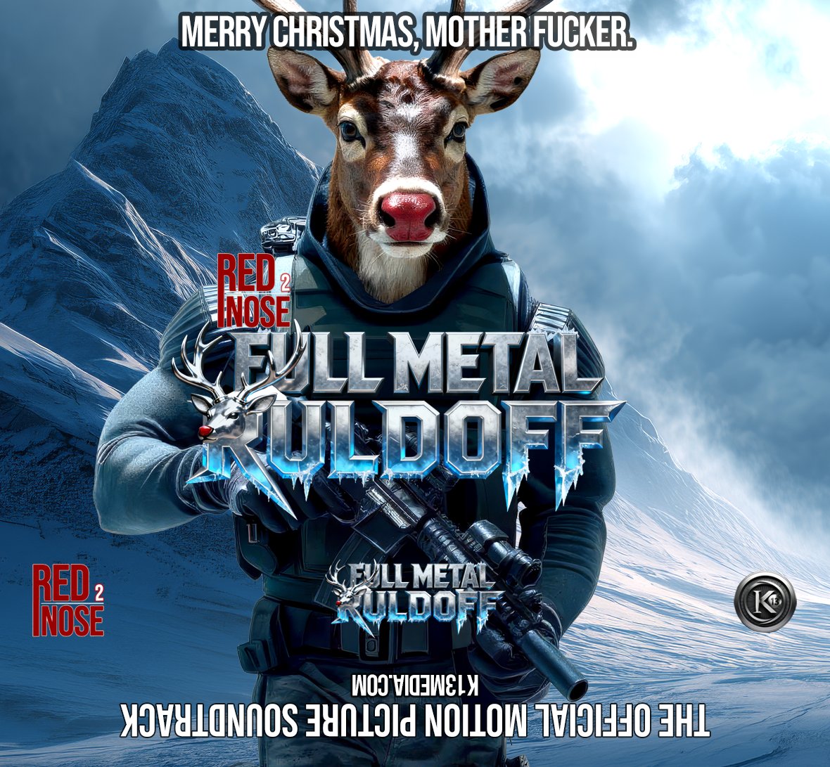 My Gen-X tech preservation quest continues! k13media.com/product-page/f… . . . Yes, you’re seeing that correctly. Red Nose 2 is now on cassette. Warm tape hiss, slight resonance. 23 tracks of Xmas warfare! I know one creator who’ll back me on this move: <a href="/FussyPastor/">Pastor</a>. Certainly there