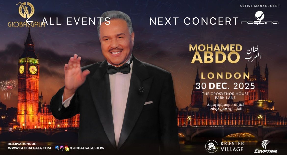 BabyBodyProject's tweet image. لندن على موعد مع الطرب 🎶🇬🇧
فنان العرب #محمد_عبده في أمسية طربية مميزة يوم ٣٠ ديسمبر📍Grosvenor house park lane

احجزوا تذاكر حفلة حفل فنان العرب 

رابط الواتساب للحجز مثبت بالبايو 📥 
#محمد_عبده_في_لندن 
@Mohammed_Abdu