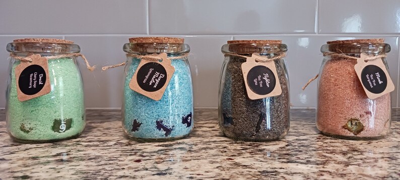 DMExavour's tweet image. Bath Salt Jars have been flying off the shelves over the last few days! Stop by to see what all the hype is about, before they're gone! 

etsy.com/shop/DMExavour…